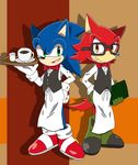  2017 anthro big_head black_nose canine clothing custom_character_(sonic_forces) eyewear fur glasses gloves hedgehog male mammal sharp_teeth sonic_(series) sonic_forces sonic_the_hedgehog sonicsky2337 teeth toony video_games 