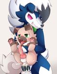  anal anal_penetration animal_genitalia animal_penis balls blush cum cum_in_ass cum_inside cum_on_balls cum_while_penetrated cumshot duo ejaculation erection fangs feral feral_on_feral furkortherockruff hi_res km-15 knot lycanroc male male/male male_penetrating midnight_lycanroc nintendo open_mouth orgasm penetration penis pok&eacute;mon rockruff sex shiny_pok&eacute;mon simple_background size_difference tongue tongue_out video_games 