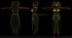  3d_(artwork) clothed clothing digital_media_(artwork) ezria glowing glowing_eyes invalid_color jessica_anner jewelry model_sheet robe t-pose 
