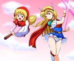  akazukin_chacha broom chacha flying magical_princess sky 