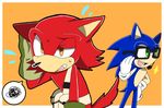  2017 anthro big_head black_nose canine clothing custom_character_(sonic_forces) eyewear fur glasses gloves hedgehog male mammal sonic_(series) sonic_forces sonic_the_hedgehog sonicsky2337 toony video_games wolf 