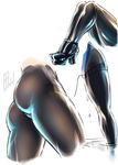  alternate_costume ass backlighting black_footwear black_legwear blue_leotard dripping from_behind from_side high_heels highres hips izayoi_sakuya legs legs_apart legs_together leotard lower_body multiple_views pantyhose pumps ripples shiny shiny_clothes shiny_skin shoes signature simple_background sketch tajima_yuuki thighband_pantyhose thighs touhou water wet white_background 