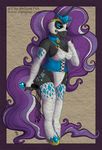  2013 alternate_form anthro anthrofied armwear bdsm breasts clothing collar corset crown cutie_mark dominatrix equine eyelashes female fishnet friendship_is_magic horn legwear lingerie looking_at_viewer mammal mask my_little_pony naughty_face nightmare_rarity_(idw) riding_crop sigil simple_background smile solo standing stockings thigh_highs tiara unicorn url whip 