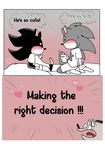  ! &lt;3 5_fingers blush clothed clothing comic didichann duo english_text erection gloves hedgehog humanoid_penis male male/male mammal masturbation penile_masturbation penis sex shadow_the_hedgehog sonic_(series) sonic_the_hedgehog sweat text 