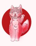  2017 anthro cute digital_media_(artwork) fluffy fur girly hair heathecliff lexuq male pink_eyes pink_fur pink_hair pink_nose simple_background solo standing tongue tongue_out 