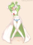  absurd_res ambiguous_gender blue_panties blush bow_panties breasts clothed clothing collarbone cute_fangs disembodied_hand duo eifie female full_body gardevoir green_hair hair hi_res invalid_tag knees_together_feet_apart looking_down navel nintendo nipples not_furry omorashi open_mouth panties peeing pok&eacute;mon raised_arm red_eyes restrained shaking short_hair simple_background solo_focus standing sweat tan_background text topless trembling underwear urine url video_games wetting 