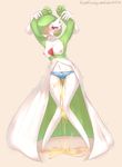  absurd_res ambiguous_gender blue_panties blush bow_panties breasts clothed clothing collarbone disembodied_hand duo eifie female full_body gardevoir green_hair hair hi_res invalid_tag knees_together_feet_apart navel nintendo nipples not_furry omorashi open_mouth panties peeing pok&eacute;mon raised_arm red_eyes restrained shaking short_hair simple_background solo_focus standing sweat tan_background text topless trembling underwear urine url video_games wet wetting 