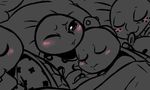  2017 anthro bed clothed clothing cub cuddling donatello_(tmnt) eyes_closed freckles group inkyfrog leonardo_(tmnt) lying male michelangelo_(tmnt) on_back on_bed on_side one_eye_closed pajamas partially_colored pillow raphael_(tmnt) reptile rosy_cheeks scalie shell sleeping sucking teddy_bear teenage_mutant_ninja_turtles thumb_suck turtle under_covers young 