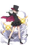  :o ange_(princess_principal) black_cape black_footwear black_gloves black_hat boots braid breasts cape full_body gloves gun handgun hat highres holding holding_gun holding_weapon looking_at_viewer official_art princess_principal princess_principal_game_of_mission revolver silver_hair small_breasts solo standing top_hat transparent_background weapon webley-fosbery_automatic_revolver 