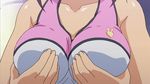  10s 1girl animated animated_gif breasts itsuka_tenma_no_kuro_usagi large_breasts shigure_haruka solo 