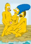  homer_simpson marge_simpson ned_flanders tagme the_simpsons 