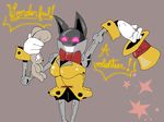  bow_tie breasts crossgender dialogue duo english_text ghost_(artist) grin hat heavy_magician lagomorph machine mammal pink_eyes rabbit robot smile sonic_(series) sonic_mania text 