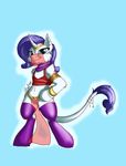  2017 blue_background clothed clothing equine female friendship_is_magic hair horn inkybeaker looking_at_viewer mammal my_little_pony purple_hair rarity_(mlp) simple_background smile solo unicorn 