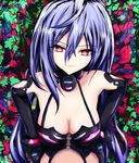  bad_id bad_pixiv_id blue_hair bodysuit breasts cleavage collarbone cowboy_shot hair_between_eyes iris_heart kami_jigen_game_neptune_v large_breasts leotard long_hair looking_at_viewer neptune_(series) power_symbol red_eyes shimontaru smile straddling symbol-shaped_pupils 