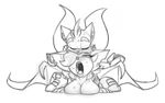 anthro bat bigdad blush breasts canine duo female fox greyscale looking_pleasured male male/female mammal miles_prower monochrome open_mouth rouge_the_bat sex sketch sonic_(series) sweat 