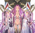  arm_up armlet bonnet bracelet breasts brush capelet closed_eyes dress euryale facial_mark fate/grand_order fate/hollow_ataraxia fate/stay_night fate_(series) gorgon_(fate) hair_brush hairband holding holding_another's_hair holding_brush holding_scissors holy_pumpkin jewelry jpeg_artifacts large_breasts lolita_hairband long_hair multiple_girls navel necklace open_mouth pearl_necklace pelvic_curtain purple_hair rider scissors siblings sisters sleeveless sleeveless_dress small_breasts smile stheno strapless twins twintails very_long_hair white_background white_dress 