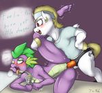  2015 anthro anthrofied breasts bulk_biceps_(mlp) cleavage clitoris clothed clothing crossgender dildo dragon duo equine feathered_wings feathers female female/female friendship_is_magic i_am_nude interspecies mammal mildlyliquored my_little_pony pegasus penetration pussy scalie sex sex_toy spike_(mlp) spread_legs spreading strapon vaginal white_feathers wings 