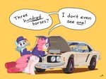  2017 car docwario equine friendship_is_magic hair horse mammal multicolored_hair my_little_pony pegasus pinkie_pie_(mlp) pony rainbow_dash_(mlp) toolbox tools vehicle wings wrench 