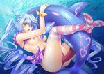  animated bestiality blue_hair breasts dolphin kamihime_project_r legs long_hair medium_breasts nipples pussy sex soles toes uncensored underwater undine_(kamihime) vaginal water 