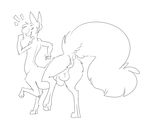  anus backsack balls citra dancing halbean invalid_tag male paws raised_tail sketch solo taur 