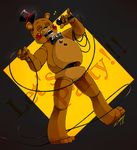  2017 animatronic bear bow_tie eyes_closed five_nights_at_freddy&#039;s five_nights_at_freddy&#039;s_2 hat hi_res machine mammal robot simple_background top_hat toy_freddy_(fnaf) video_games 矢詰_魚曼 