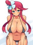  1girl bikini breasts character_request fuuro_(pokemon) large_breasts pokemon red_hair solo tagme 