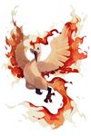  2017 ambiguous_gender avian beak biped bird black_beak black_skin bluekomadori brown_eyes claws digital_media_(artwork) digital_painting_(artwork) digitigrade feathered_wings feathers feral fire flaming_hair flaming_tail flaming_wings flying front_view full-length_portrait hair legendary_pok&eacute;mon looking_away moltres nintendo nude phoenix pink_feathers pok&eacute;mon portrait shadow simple_background solo spread_wings suspended_in_midair talons video_games white_background white_claws winged_arms wings 