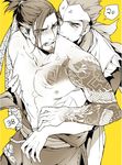  brothers family genji_(overwatch) hanzo_(overwatch) incest male_focus overwatch siblings tagme yaoi 
