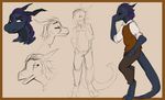  2017 anthro clothing digital_media_(artwork) dragon floyd_p._hendrix hair horn male scalie simple_background sketch solo songgolshtar western_dragon 