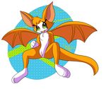 amethyst_star_(mlp) anthro dust:_an_elysian_tail female fidget flying fur green_eyes looking_at_viewer mammal nimbat open_mouth orange_fur paws pussy smile solo teeth tongue video_games wings 