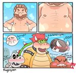  ! ... :o anthro areola biting_lip black_eyes blush bone boo_(mario) bowser bullet_bill close-up clothed clothing collar comic dry_bones english_text eyes_closed facial_hair fist ghost goomba hair human humor king koopa male male/male mammal mario mario_bros meme meme_face mostly_nude mustache nintendo nipples nude outside royalty scalie sharp_teeth shell size_difference skeleton slightly_chubby smile solo sparkles spikes spirit squint standing stare super_mario_odyssey sweat teeth text thegreyzen topless video_games yellow_eyes 