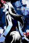 anthro belt black_nose blue_eyes canine chain clothed clothing fur grey_fur hair invalid_tag long_hair looking_at_viewer mammal pretty_cure smile_pretty_cure solo teeth white_hair wolf wolfrun wristband 六隔 