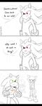  anthro comic embarrassed english_text hedgehog hooters indigonite male mammal shadow_the_hedgehog sonic_(series) sonic_forces sonic_the_hedgehog text 