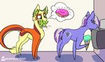  2017 balls berry_frost cutie_mark dessert doughnut duo earth_pony equine fan_character feral food hair horse ice_cream male mammal multicolored_hair my_little_pony pony tatzlpony whisperfoot 