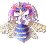  &lt;3 arthropod bee feather_boa female floating_hands insect insect_wings kirby_(series) nintendo purple_eyes queen_sectonia solo video_games wattaa wings わったー 