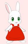  2017 apron chima&#039;s_mother clothing clover&#039;s_mother eyelashes female fur green_eyes happy_happy_clover lago lagomorph long_ears mammal mother parent rabbit smile solo standing white_fur 