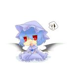  bad_id bad_pixiv_id chibi eiri_(eirri) hat highres hungry red_eyes remilia_scarlet solo touhou wings 