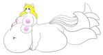  612kg 6_tails arctic_fox belly belly_lard big_belly big_breasts blonde_hair breasts canine female fox hair huge_breasts hyper hyper_belly hyper_obese ksenia mammal multi_breast multi_tail navel nipple_bulge nipples obese obese_female overweight taur thick_thighs vixenmagda wide_hips 