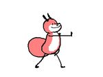  ambiguous_gender animated beyonce black_nose canine dancing dipstick_tail flipnote_studio fluffy fluffy_tail fox fur keke low_res mammal multicolored_tail orange_fur smile solo toony 