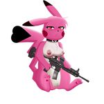  1900x1900 2017 assault bottomless breasts clothed clothing digital_media_(artwork) female gun invalid_tag lucaschu lucychu nintendo pok&eacute;mon pussy ranged_weapon rifle semi-anthro video_games weapon 