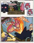  audino comic female galvantula gengar jen_(vf) kecleon male medicham ms_paint nintendo pok&eacute;mon pok&eacute;mon_mystery_dungeon sulfurbunny_(artist) video_games 