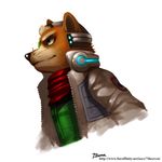  2017 7theaven anthro canine clothed clothing fox fox_mccloud fur male mammal nintendo star_fox video_games 