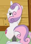  2017 animal_genitalia animal_penis anus blush butt cutie_mark duo equine equine_penis erection faceless_male female feral friendship_is_magic hair horn inside looking_at_viewer looking_back looking_pleasured male male/female mammal my_little_pony penetration penis rumble_(mlp) sex shutterflyeqd sweetie_belle_(mlp) unicorn vaginal vaginal_penetration 