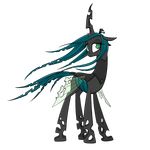  2012 all_fours alpha_channel arthropod averagedraw changeling equine feral friendship_is_magic gem horn insect mammal my_little_pony queen_chrysalis_(mlp) simple_background slit_pupils solo transparent_background wings 