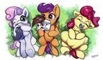  2017 apple_bloom_(mlp) earth_pony equine eyes_closed female feral friendship_is_magic group hair hair_bow hair_ribbon hi_res hooves horse lying mammal my_little_pony on_back one_eye_closed open_mouth pegasus pipsqueak_(mlp) pony ponythroat ribbons scootaloo_(mlp) sweetie_belle_(mlp) underhoof vore wings young 