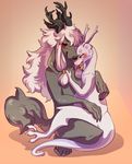  &lt;3 2017 3_fingers blush cowgirl_position dragon duo female goldelope grey_skin hi_res lucia_(paledrake) male male/female mammal on_top orgasm pregnant reptile scalie semi-anthro sex simple_background unknown_species wei&szlig;_(paledrake) white_skin 