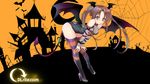  dlsite.com halloween heels leotard pointy_ears see_through tagme tail thighhighs wallpaper wings 