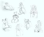  anthro asymmetrical_docking audino big_breasts bikini breasts butt clothed clothing duo female fur hand_heart invalid_tag legendary_pok&eacute;mon looking_at_viewer lopunny lugia luxray mammal minun navel nintendo open_mouth plusle pok&eacute;mon pok&eacute;morph reptile reuniclus salazzle scalie simple_background sketch slightly_chubby smile swimsuit thick_thighs tsareena twistedlilheart video_games 