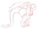  dragon female interstellar_demon_stripper liquid_starlight reptile rick_and_morty scalie sketch 