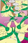  anthro anthrofied big_breasts blush breasts comic cutie_mark dekomaru dialogue english_text equine feathered_wings feathers female fluttershy_(mlp) friendship_is_magic fur hair huge_breasts mammal my_little_pony navel nude open_mouth orgasm pegasus pink_hair pussy tentacle_sex tentacles text thehotroom wings yellow_fur yellow_wings 